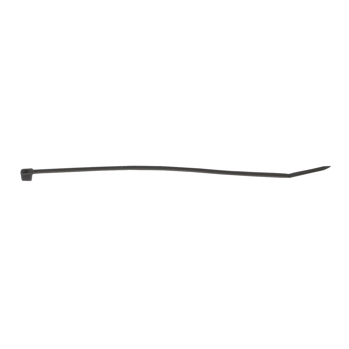Cable Ties, 8in Long, 50 lbs Max Load, Black, Pack of 1,000, 1000/PK