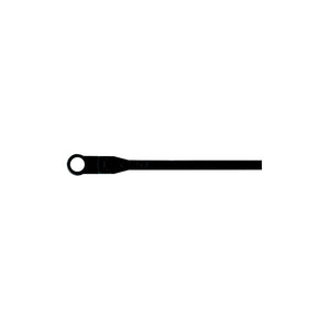 8in Nylon Mounting Cable Tie, 25 Pcs. Black, 25/PK