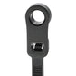 Cable Ties, 8in Long, Mounting Design, 50 lbs Max Load, Black, 100/PK