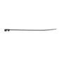 Cable Ties, 8in Long, Mounting Design, 50 lbs Max Load, Black, 100/PK