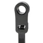Cable Ties, 8in Long, Mounting Design, 50 lbs Max Load, Black, 1000/PK