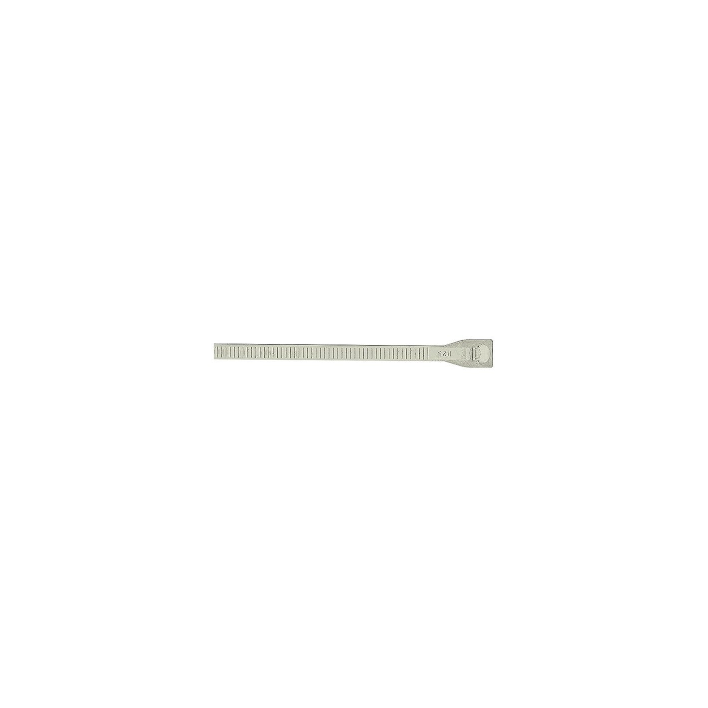 8in Nylon Standard Cable Tie, 25 Pcs. Natural, 25/PK