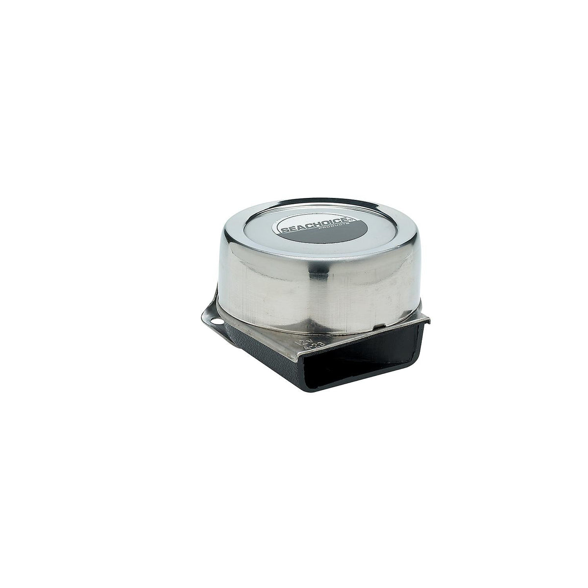Compact Electric Horn w/ Stainless Steel Cover, Single, 12V, 8 Amp