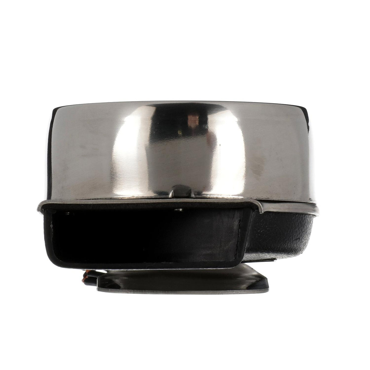 Compact Electric Horn w/ Stainless Steel Cover, Single, 12V, 8 Amp