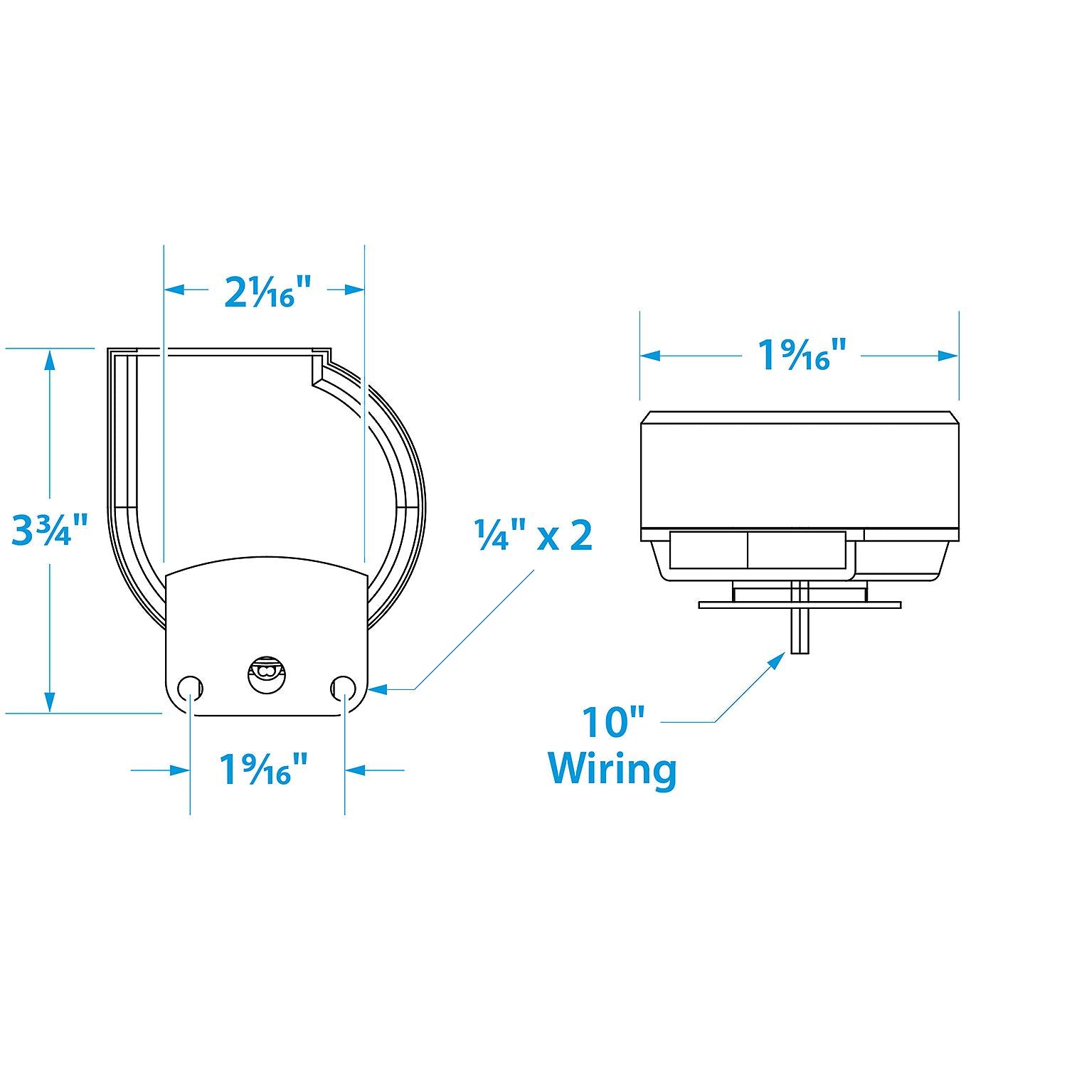 Compact Electric Horn w/ Stainless Steel Cover, Single, 12V, 8 Amp