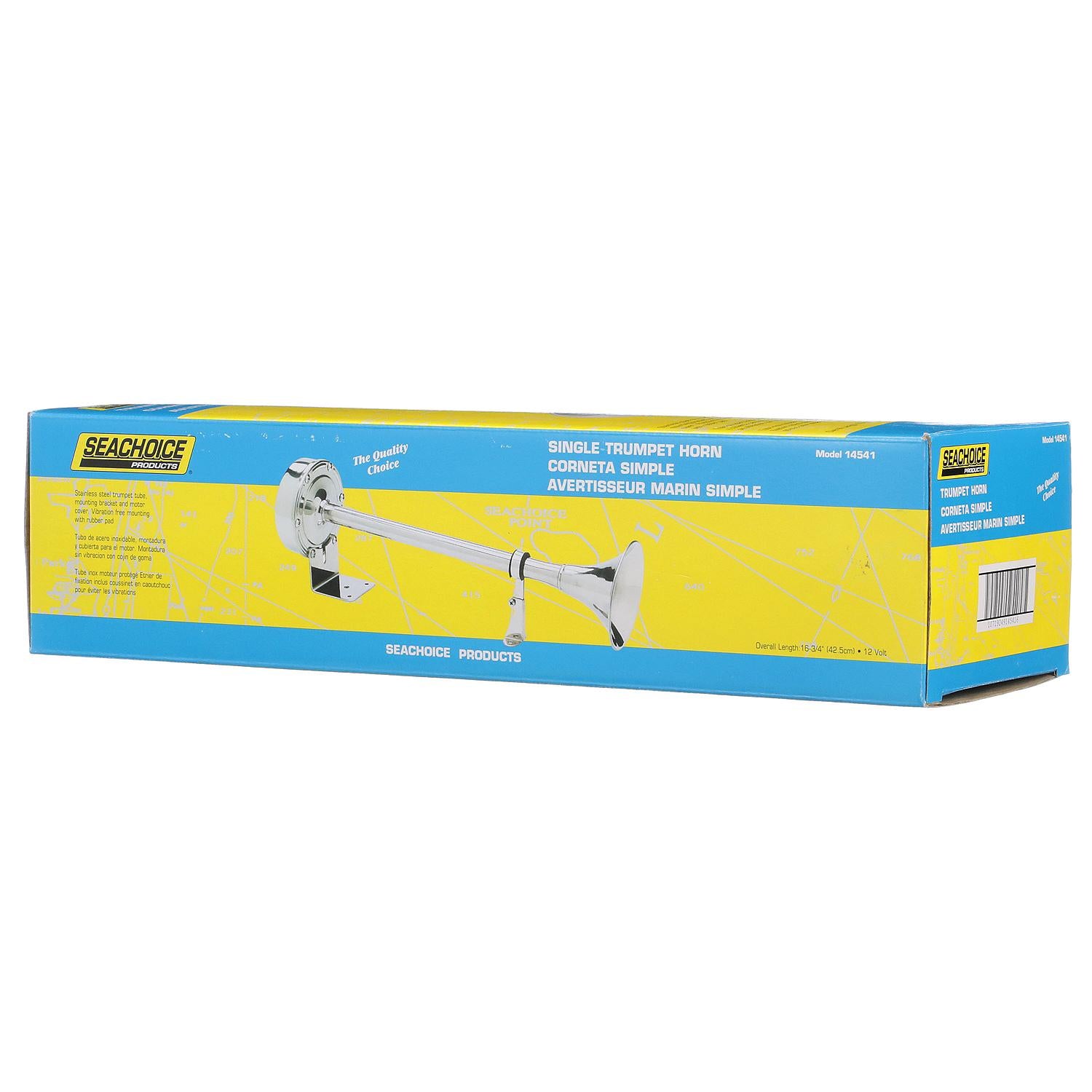 Trumpet Horn, 12v, 16-3/4in