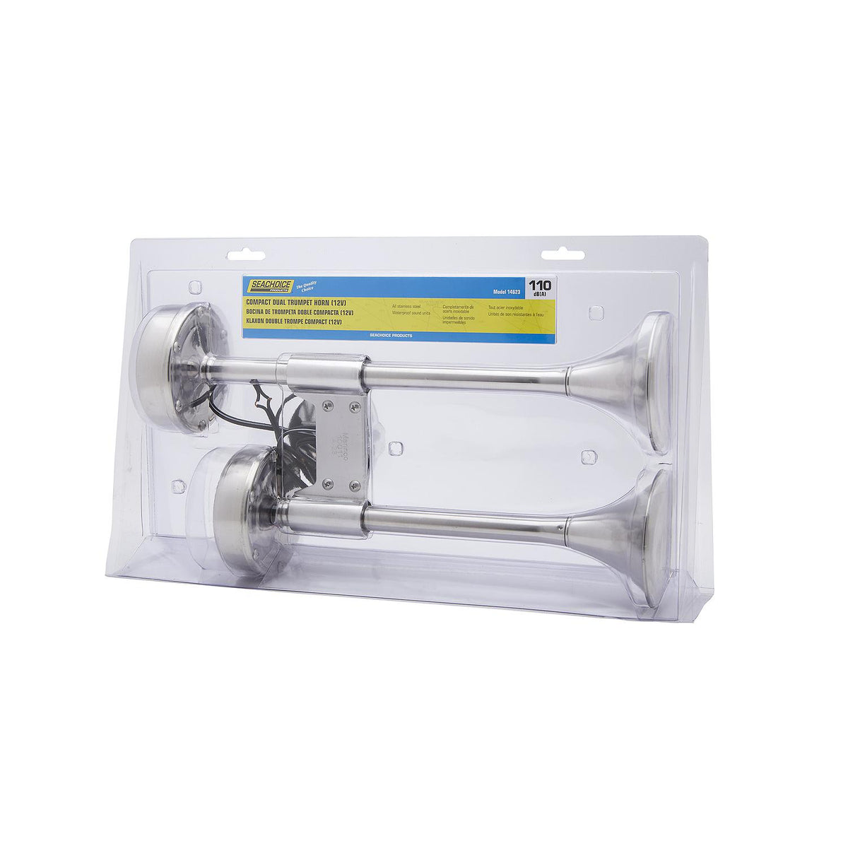Compact Dual Trumpet Electric Horn