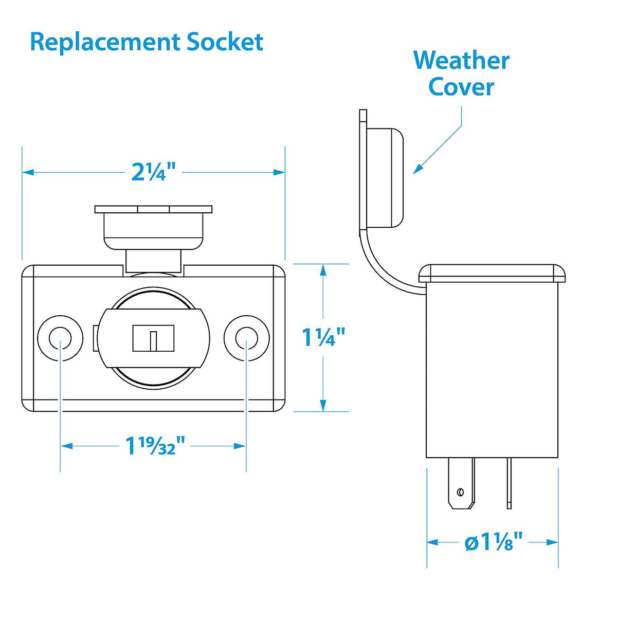 Accessory Socket, 12V