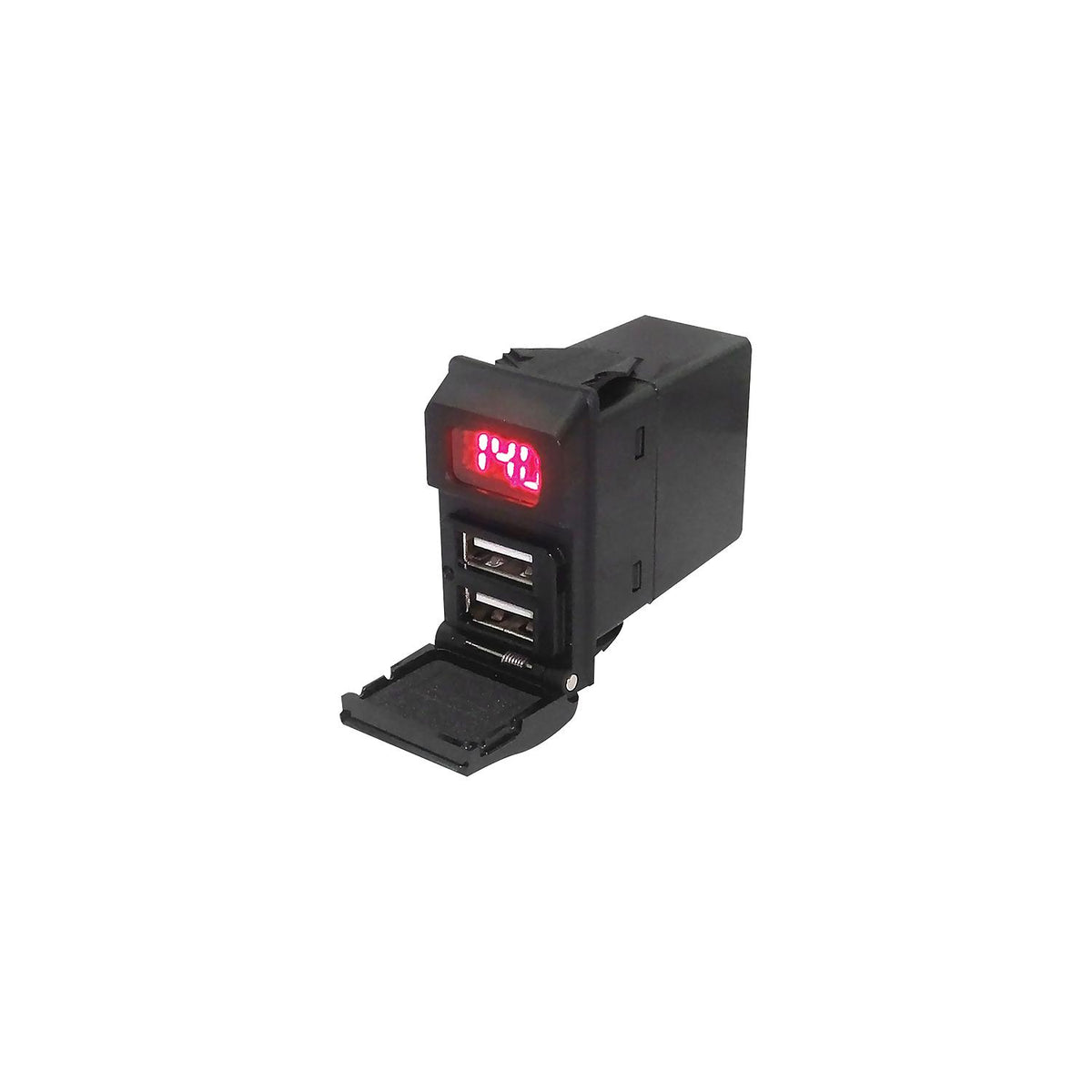 Dual USB Voltmeter, 12-24V