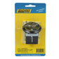Hourmeter Gauge for Boats, Round, 2in, Black Bezel