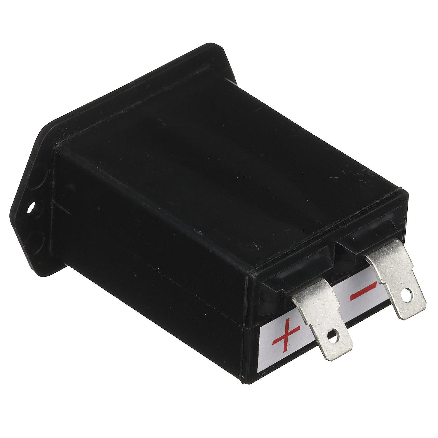 Hourmeter Gauge for Boats, Rectangular, Black