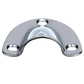 Chrome Plated Brass Clam Shell Ventilator - 1-9/16in x 1-1/2in x 15/32in