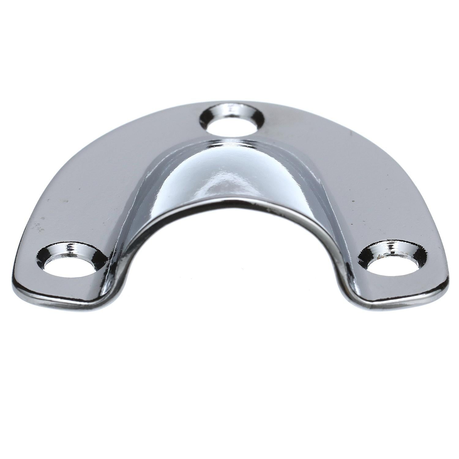 Chrome Plated Brass Clam Shell Ventilator - 1-9/16in x 1-1/2in x 15/32in