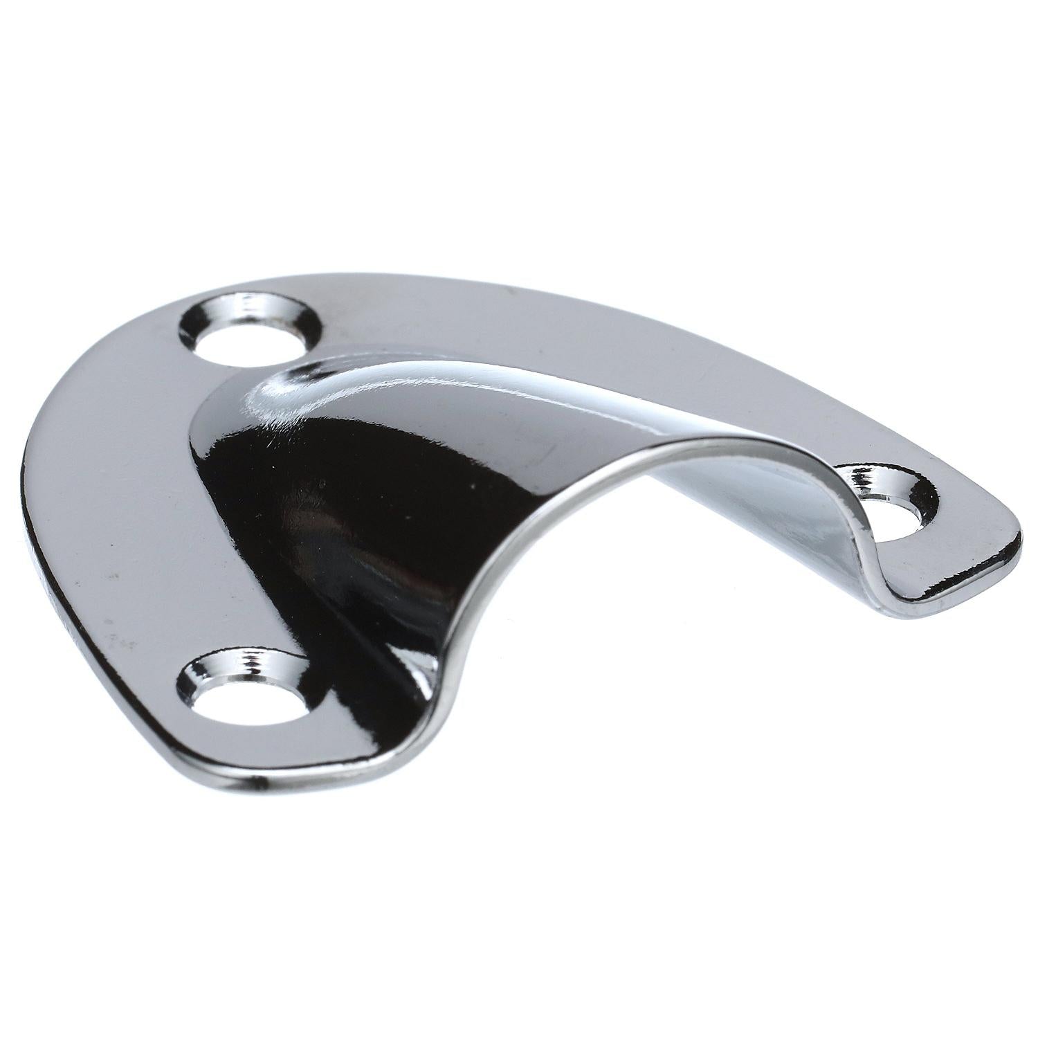 Chrome Plated Brass Clam Shell Ventilator - 1-9/16in x 1-1/2in x 15/32in