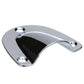 Chrome Plated Brass Clam Shell Ventilator - 2in x 2-3/32in x 19/32in