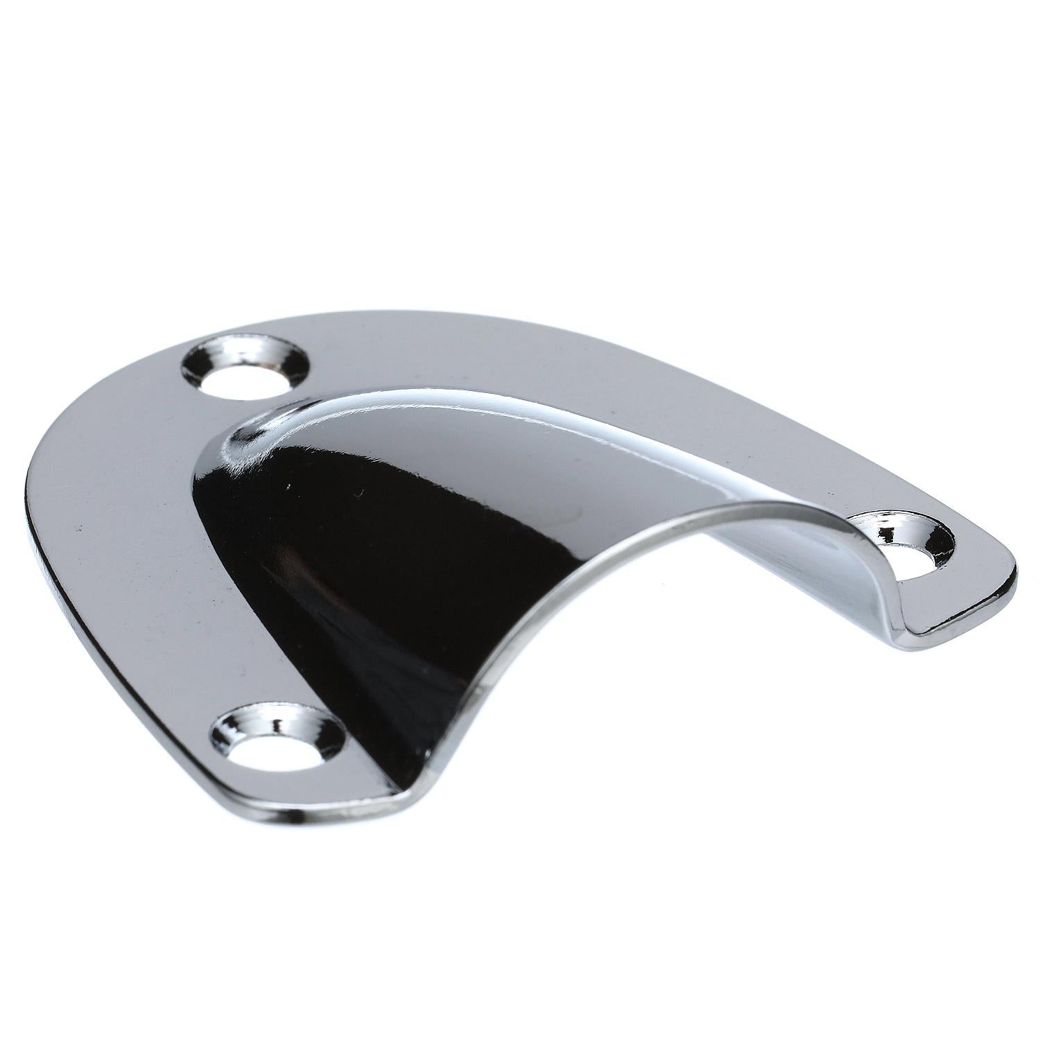 Chrome Plated Brass Clam Shell Ventilator - 2in x 2-3/32in x 19/32in
