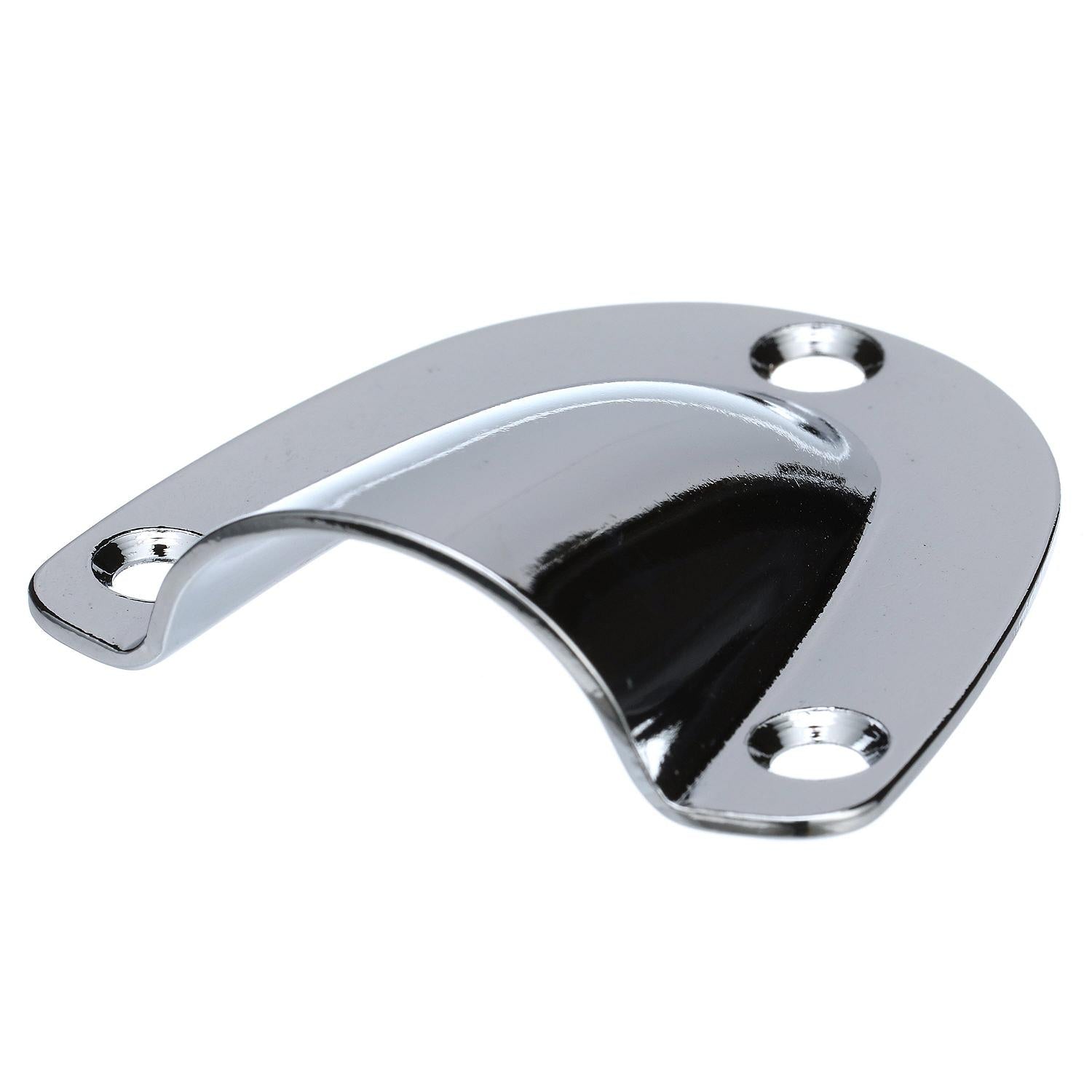 Chrome Plated Brass Clam Shell Ventilator - 2in x 2-3/32in x 19/32in