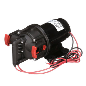 Wash Down Pump, 2.9 GPM, 12V DC, Incl. Spray Nozzle & Inlet Strainer