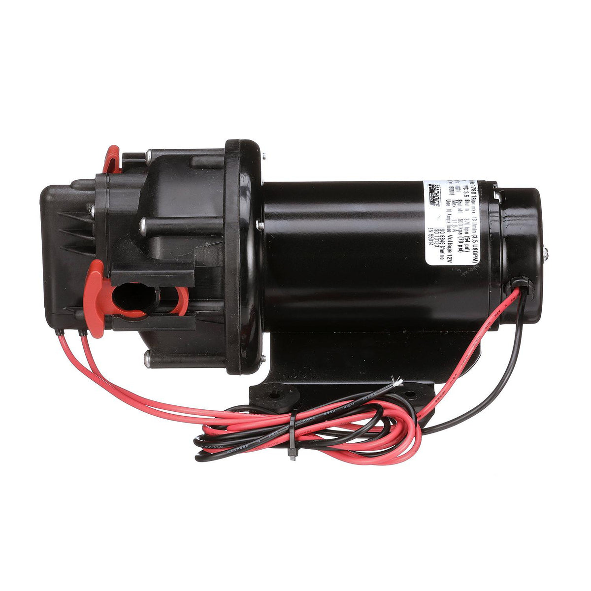 Wash Down Pump, 3.5 GPM, 12V DC, Incl. Spray Nozzle & Inlet Strainer