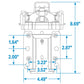 Water Pressure Pump, 3.5 GPM, 12v