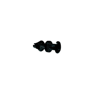 Cable Thru Hull Fitting - Black - 9/32in Slot, 1-1/2in Flange