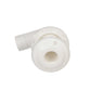 90º Thru Hull Fitting, Fits 3/4 In. ID Hose, 7/8 In. Max. Hull