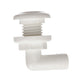 90º Thru Hull Fitting, Fits 3/4 In. ID Hose, 7/8 In. Max. Hull