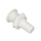 Thru-Hull Connector w/ Broad Flange, Fits 1 In. ID Hose, 1-1/4in Max Hull