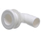 90º Thru-Hull Connector, Fits 1-1/2 in. ID Hose, 1-3/8 in. Max Hull