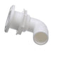 90º Thru-Hull Connector, Fits 1-1/2 in. ID Hose, 1-3/8 in. Max Hull
