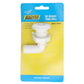 90º Angled Thru-Hull Connector, White Finish, 0.75 in.