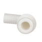 90º Thru-Hull Connector, Fits 1-1/8 In. ID Hose, 1-1/8 In. Max Hull