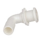90º Thru-Hull Connector, Fits 1-1/8 In. ID Hose, 1-1/8 In. Max Hull