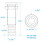 Extra Long Thru-Hull Fitting w/ Broad Flange For 1-1/8in Hose