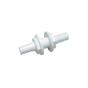 Double-Ended 3/4in x 3/4in Thru Hull Connector For Hose