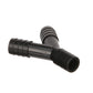 3-Way Y Fitting, Fits 3/4 in. ID Hose, Black Plastic