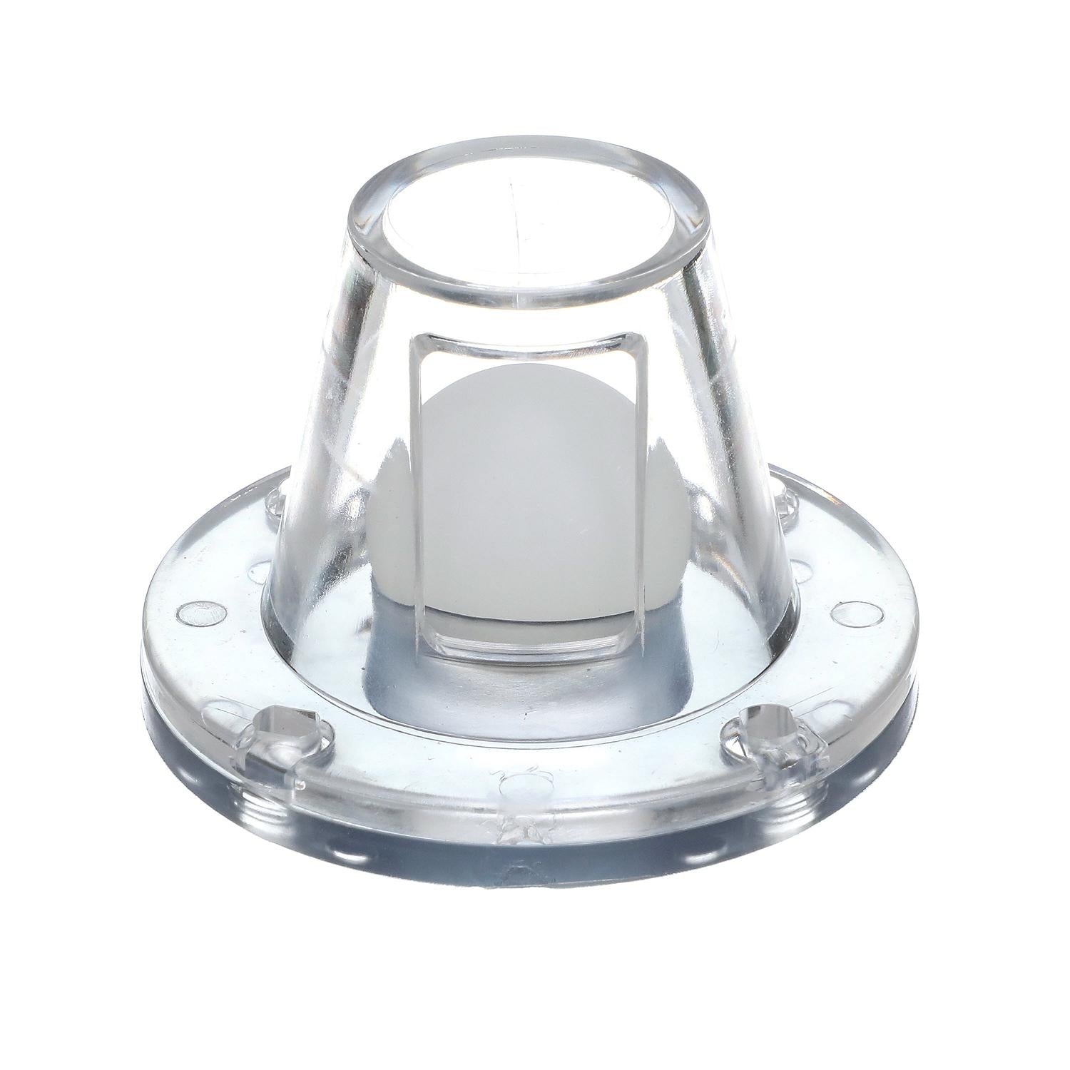 Self-Bailing 2-7/8in Scupper Valve Kit, Clear