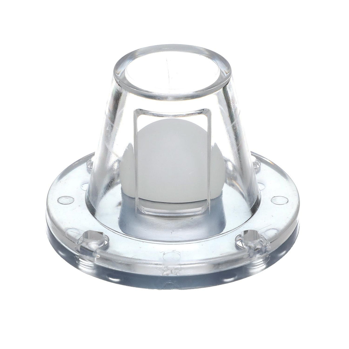Self-Bailing 2-7/8in Scupper Valve Kit, Clear