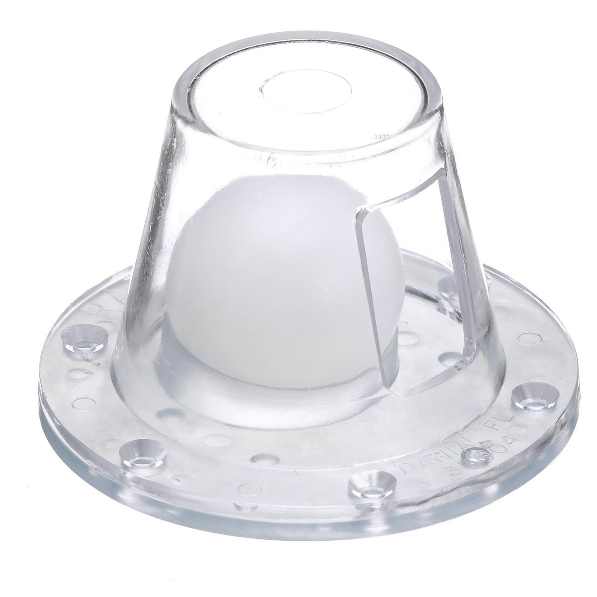 Self-Bailing Scupper, Large, Clear, Fits 1.5-3in Openings