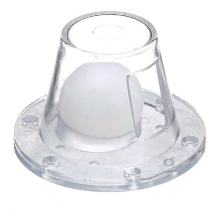 Self-Bailing Scupper, Large, Clear, Fits 1.5-3in Openings