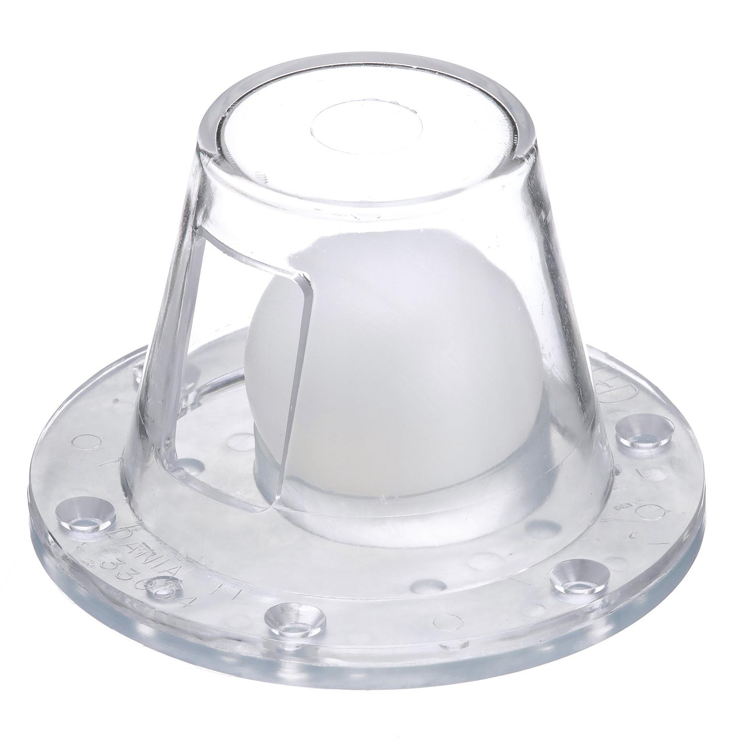 Self-Bailing Scupper, Large, Clear, Fits 1.5-3in Openings