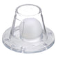 Self-Bailing Scupper, Large, Clear, Fits 1.5-3in Openings