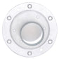 Self-Bailing Scupper, Large, Clear, Fits 1.5-3in Openings