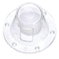 Self-Bailing Scupper, Large, Clear, Fits 1.5-3in Openings
