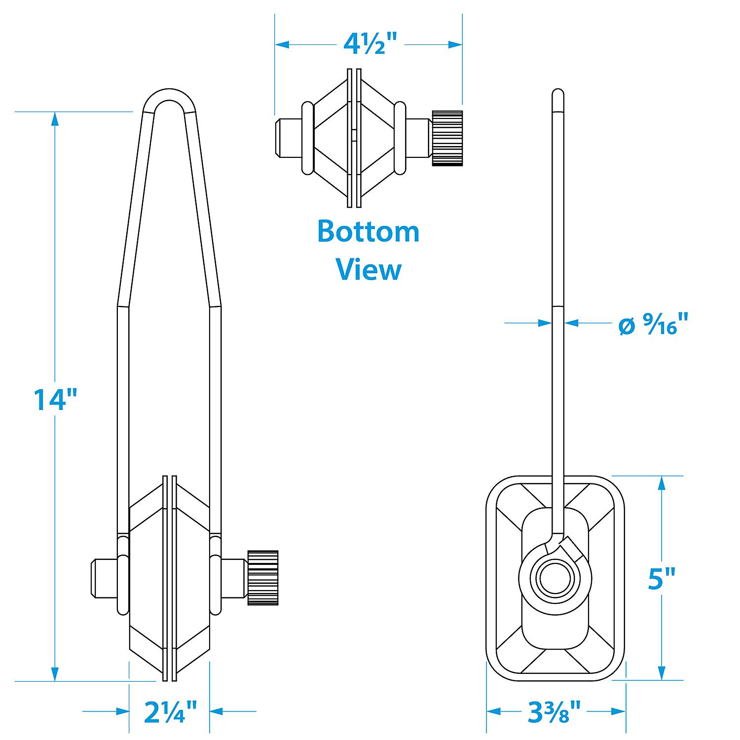 Universal Motor Flusher - Rectangular