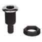 Covered Thru-Hull Fitting w/ Stainless-Steel Flange, For 3/4in Hose