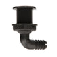 90º Thru-Hull Connector, Fits 3/4 In. ID Hose, 1-3/8 In. Max Hull, White