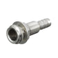 Mega-Flow SS Dripless Thru Hull Fitting, Fits 5/8in Hose, 1-1/2in Max Hull