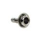 Mega-Flow SS Dripless Thru Hull Fitting, Fits 3/4in Hose, 1-1/2in Max Hull