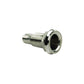 Mega-Flow SS Dripless Thru Hull Fitting, Fits 1in Hose, 1-1/2in Max Hull
